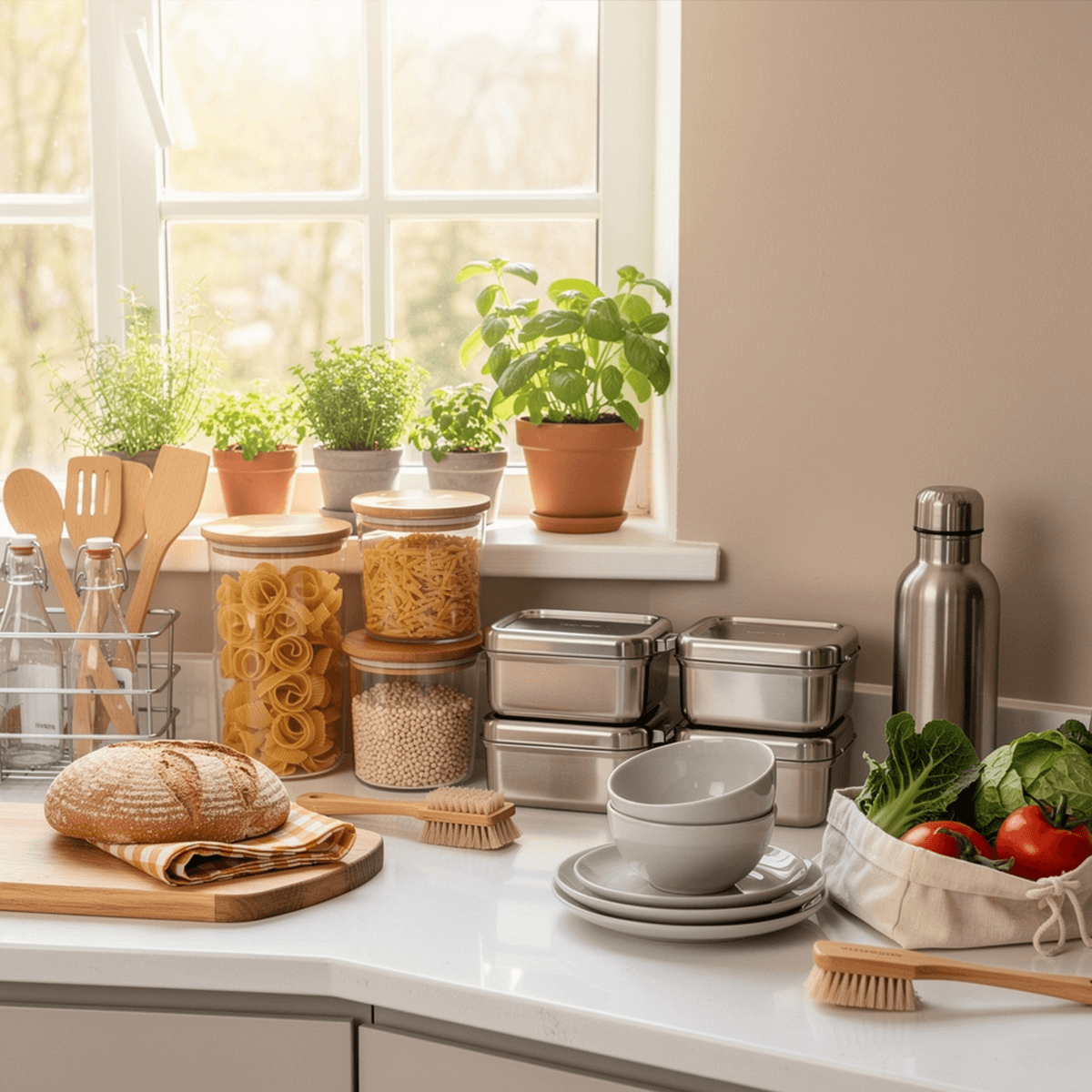 Plastic-Free Kitchen Essentials for a Greener Home