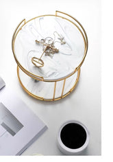 Iron Double-Layer Cosmetic Storage Rack