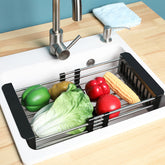 Kitchen Sink Retractable Drain Basket