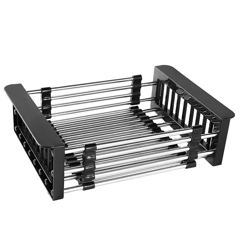 Kitchen Sink Retractable Drain Basket