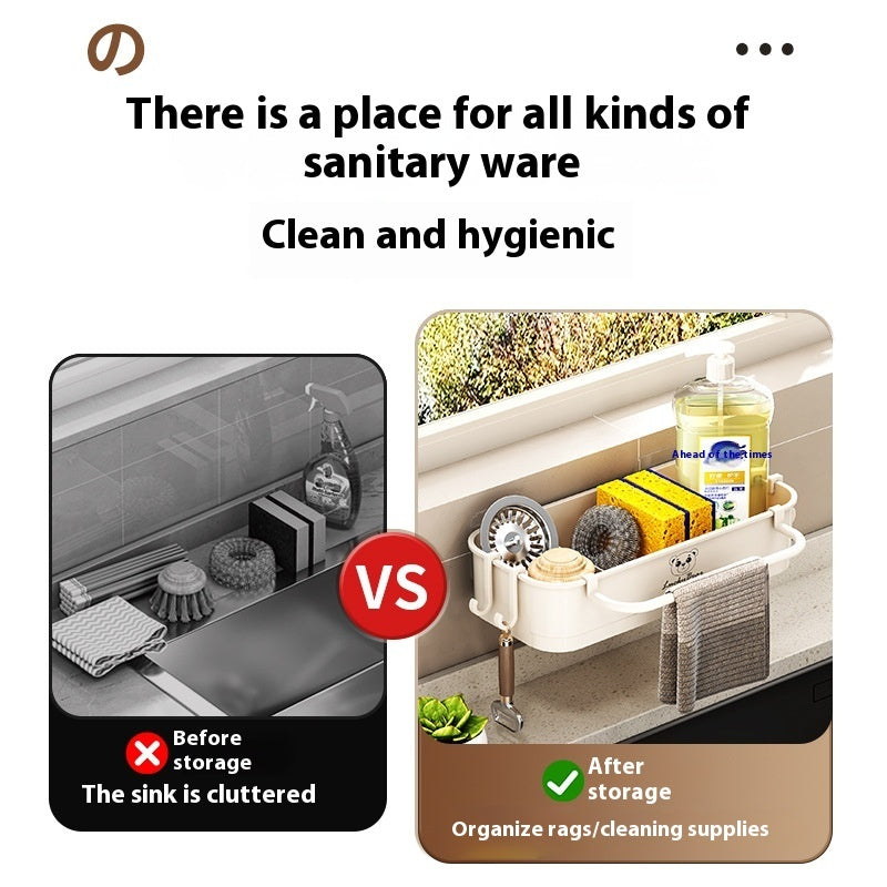  Wall-mounted Kitchen Sink Shelf