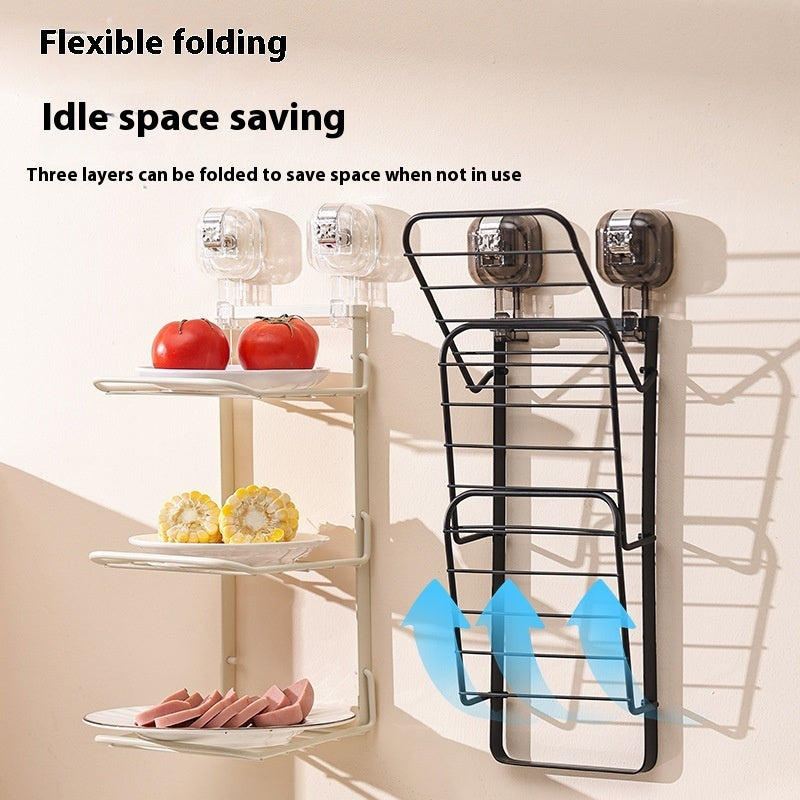 Suction Cup Kitchen Dish Rack