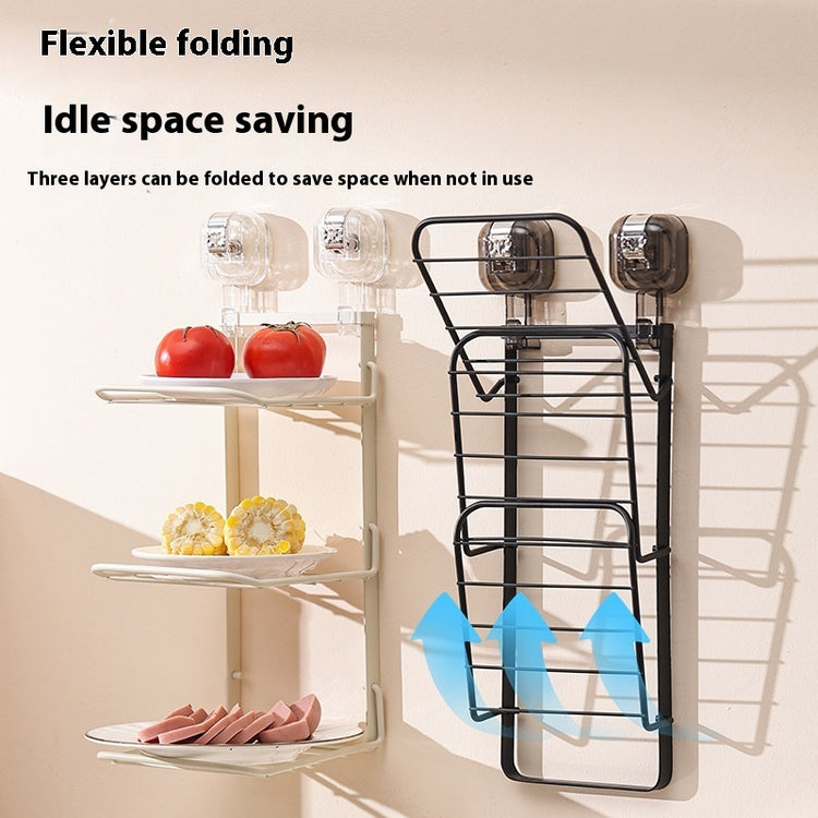 Suction Cup Kitchen Dish Rack