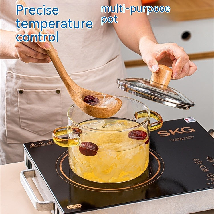  Transparent Glass Pot