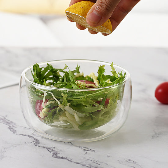 Japanese Double-layer Glass Bowl