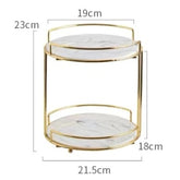 Iron Double-Layer Cosmetic Storage Rack