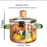  Transparent Glass Pot