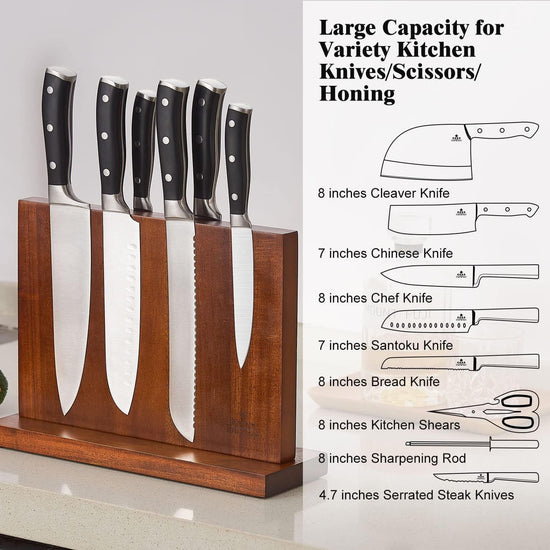  Acacia Mangium Magnetic Knife Holder