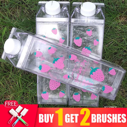 500ML Water Bottle Drinkware Eco Friendly Shaker Gourd Kitchen Items Water-bottle 1000ml Bottled Water Milk Drink Sports Bottles