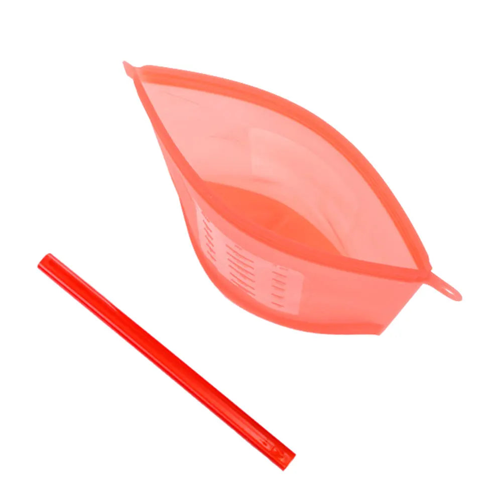 Silicone Bags Reusable Silicone Food Bag Airtight Seal Food Preservation Bag Food Grade for Vegetable, Liquid, Snack, Meat