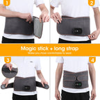 Heat Lumbar Brace Support Massager Waist Massager Back Belt Heath Care Comfortable Material for Office Workers Home Use