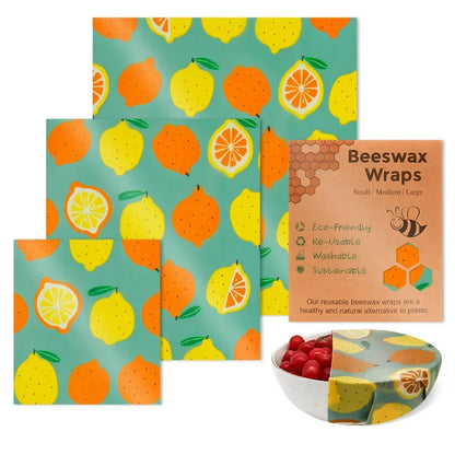 reusable beeswax food wraps