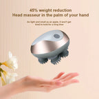 Electric Scalp Massager Silicone Head Scalp Kneading Vibration Device 6 Mode for Hair Growth Stress Relax Waterproof Massageador
