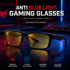 Blue Light Blocking Glasses Men Women Anti Fatigue Gaming Glasses Yellow Lens Computer Screen Eyewear for Office Reading