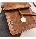 Cell Phone Crossbody Bag for Women Leopard Print PU Leather Purse with Charms Fashion Mini Shoulder Bag for Daily Shopping