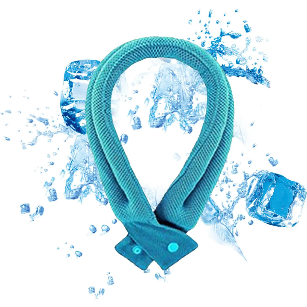 1Pcs Cooling Neck Wraps - Cooling Towels with Ice Polymer, Soft Breathable Neck Coolers for Summer Heat Sports Gym Workout Men
