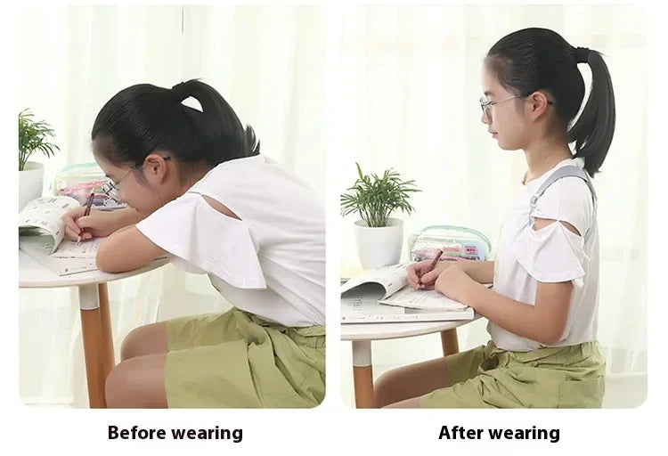 2026 New Smart Posture Corrector Rechargeable Back Brace 8 Shape Vibration Reminder 400mAh Battery for Work Study Office Home