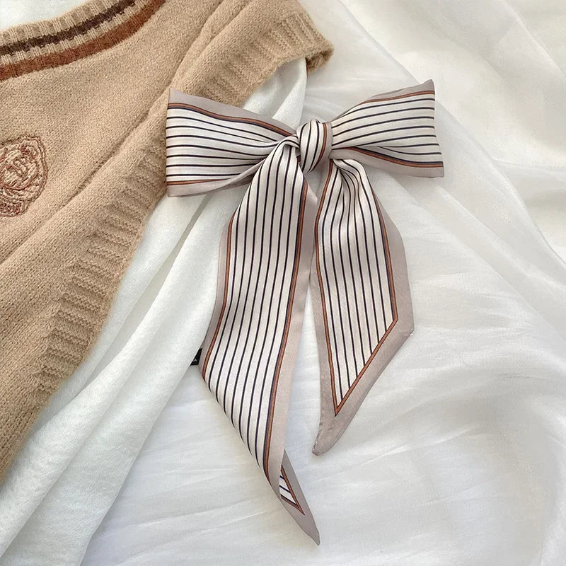 Gorgeous Long Silk Scarf Headband for for Women, Aesthetic Boho Hair Scarf Wrap, Party Holiday Beach Weekend Unique Chic