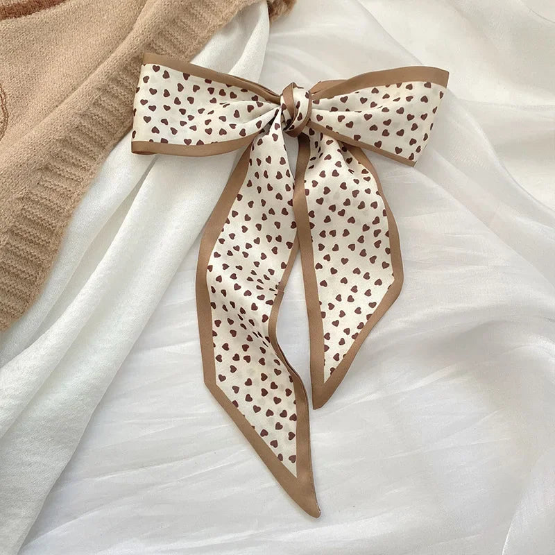 Gorgeous Long Silk Scarf Headband for for Women, Aesthetic Boho Hair Scarf Wrap, Party Holiday Beach Weekend Unique Chic