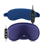 USB Eye Massager Heated Eye Shade Relieve Eye Fatiuge Remove Dark Circles Hot Eye Cover for Night Sleep Travel Office Eye Mask