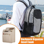 Bookbag Organizer Insert Large Capacity Portable Backpack Storage Bag Multi Pockets Rucksack Tidy Pouch for Cosmetics Phone