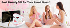 Hello Face LED Face Mask Light Therapy Red, Blue & Infrared Light Facial Skin Care Device with Eye Protection
