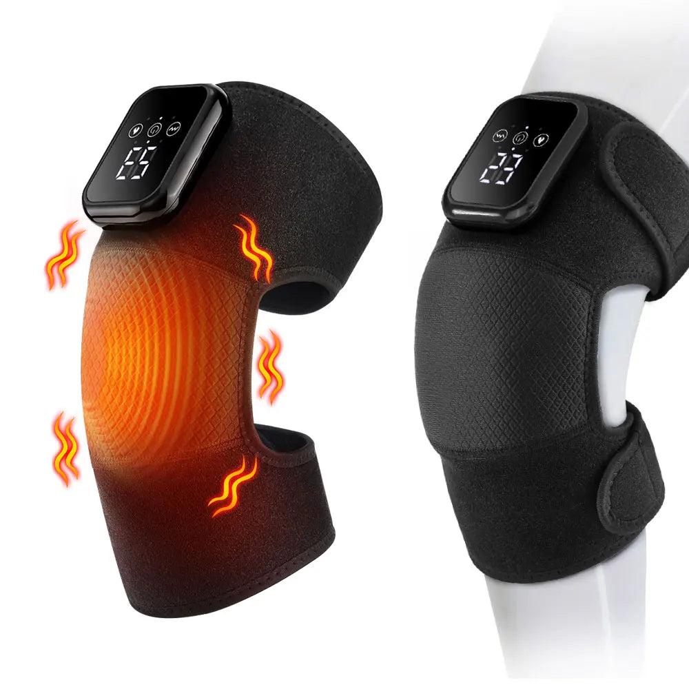 3 in 1 Heating Shoulder Massager Electric Knee Massage Blet Vibration Calf Heated Pad Hot Compress Joint Shoulder Steamer Device