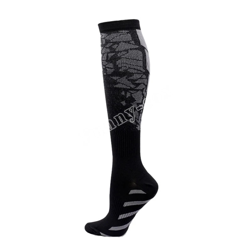 Compression Socks Running Sports Socks Medical Nursing 20-30mmhg for Flight Travel Pregnancy Edema Diabetes Varicose Veins Socks