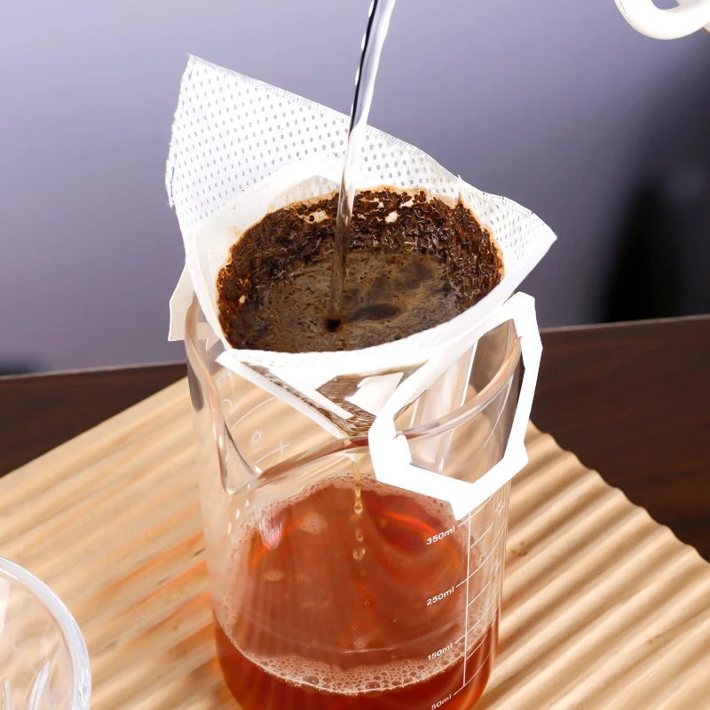 Available Eco-Friendly Material Ear Style Disposable Portable Cold Brew Paper Drip Coffee Filter Bag