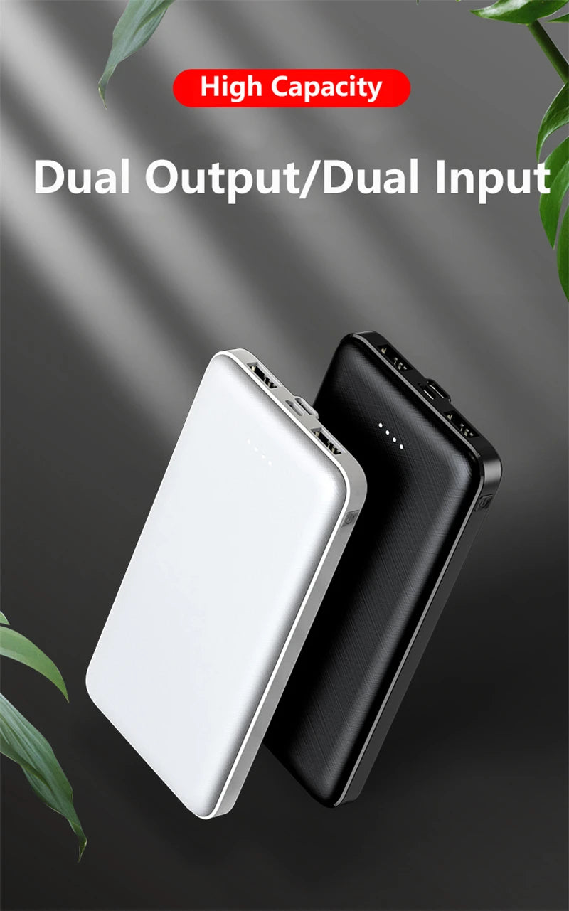 Slim Power Bank 20000mAh 5V 2A Portable Charger for Heated Vest Jacket Power Bank for Xiaomi Mi iPhone Air Conditioning Clothing