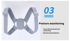 2026 New Smart Posture Corrector Rechargeable Back Brace 8 Shape Vibration Reminder 400mAh Battery for Work Study Office Home
