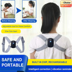 2026 New Smart Posture Corrector Rechargeable Back Brace 8 Shape Vibration Reminder 400mAh Battery for Work Study Office Home