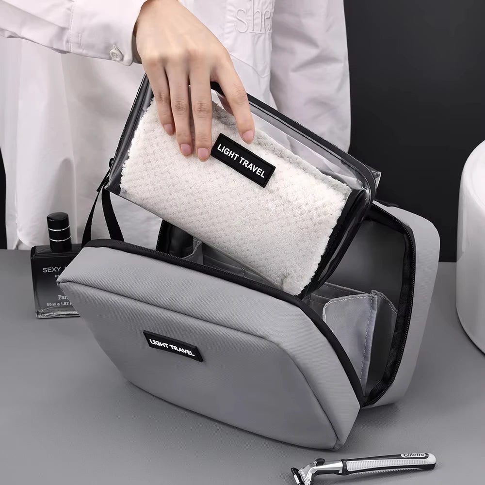 Hanging Toiletry Bag Large Capacity Waterproof Portable Travel Necessaire Case Cosmetic Bag for Men Women Beauty Wash Pouch