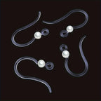 400Pcs:100Pc Hypoallergenic Earring Findings - Clear Hooks, Studs, 200 Backs & 100 Pearls Kit