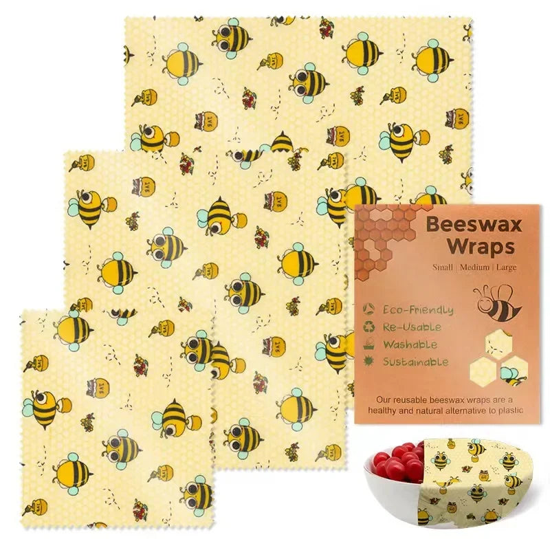 reusable beeswax food wraps