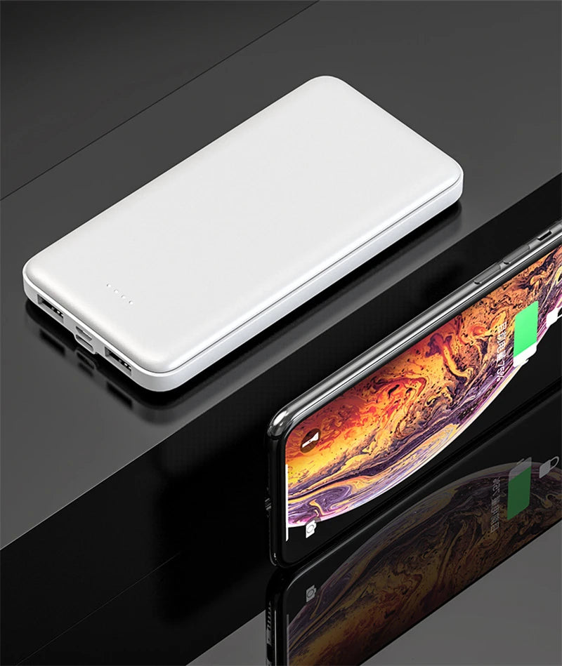 Slim Power Bank 20000mAh 5V 2A Portable Charger for Heated Vest Jacket Power Bank for Xiaomi Mi iPhone Air Conditioning Clothing