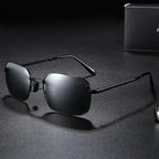 2023 New High-quality Fashion Foldable Polarized Sunglasses Men Women Vintage Portable Folding Metal Frame Sun Glasses UV400