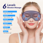 USB Eye Massager Heated Eye Shade Relieve Eye Fatiuge Remove Dark Circles Hot Eye Cover for Night Sleep Travel Office Eye Mask