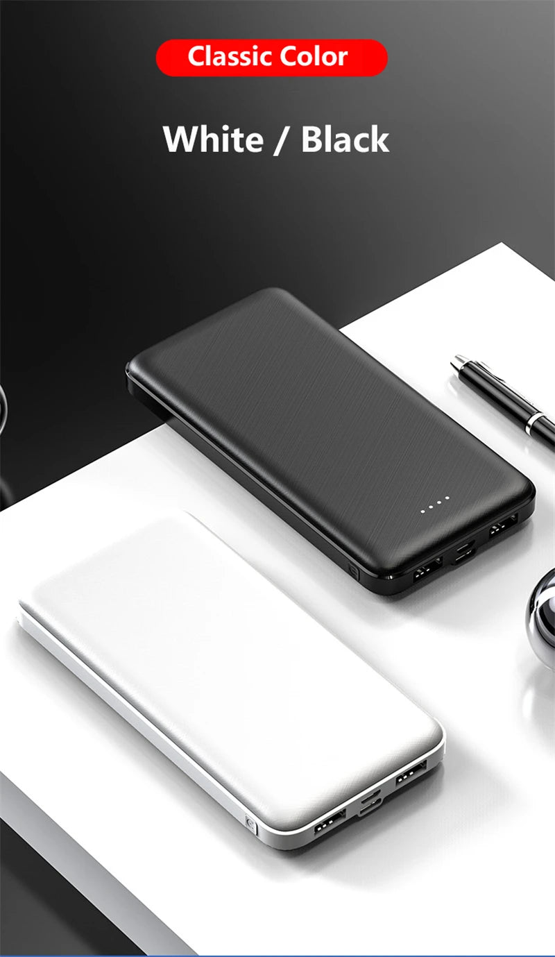 Slim Power Bank 20000mAh 5V 2A Portable Charger for Heated Vest Jacket Power Bank for Xiaomi Mi iPhone Air Conditioning Clothing