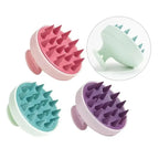 Soft Silicone Scalp Massage Brush  Hair Washing Comb Shower Bath Body Massage Brush Anti-slip Hair Care Cleaning Tool