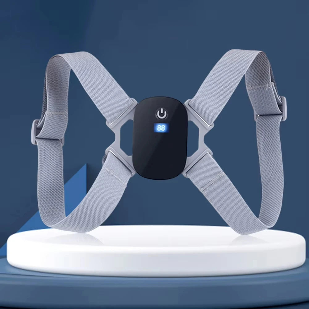2026 New Smart Posture Corrector Rechargeable Back Brace 8 Shape Vibration Reminder 400mAh Battery for Work Study Office Home
