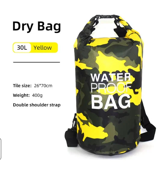 Waterproof Dry Bag 10L 20L Storage Pack Pouch For Swimming Trekking Rafting Boating Kayaking Rafting Drybags Backpack XD117Y