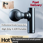 2025 New Mini Massage Gun USB Portable Muscle Relaxation Vibrating Fitness Equipment for Neck Back Shoulder Pain Relief