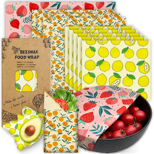 reusable beeswax food wraps