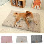 Memory Foam Pet Bed with Removable Washable Faux Fur Cover Orthopedic Waterproof Dog Bed for Crate Anti-Slip Bottom Dog Beds