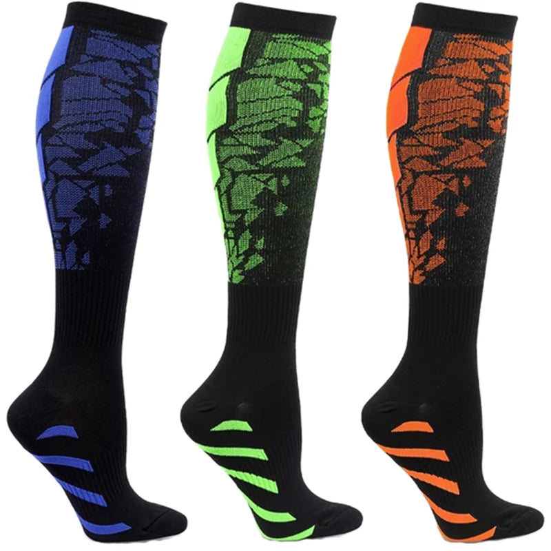 Compression Socks Running Sports Socks Medical Nursing 20-30mmhg for Flight Travel Pregnancy Edema Diabetes Varicose Veins Socks