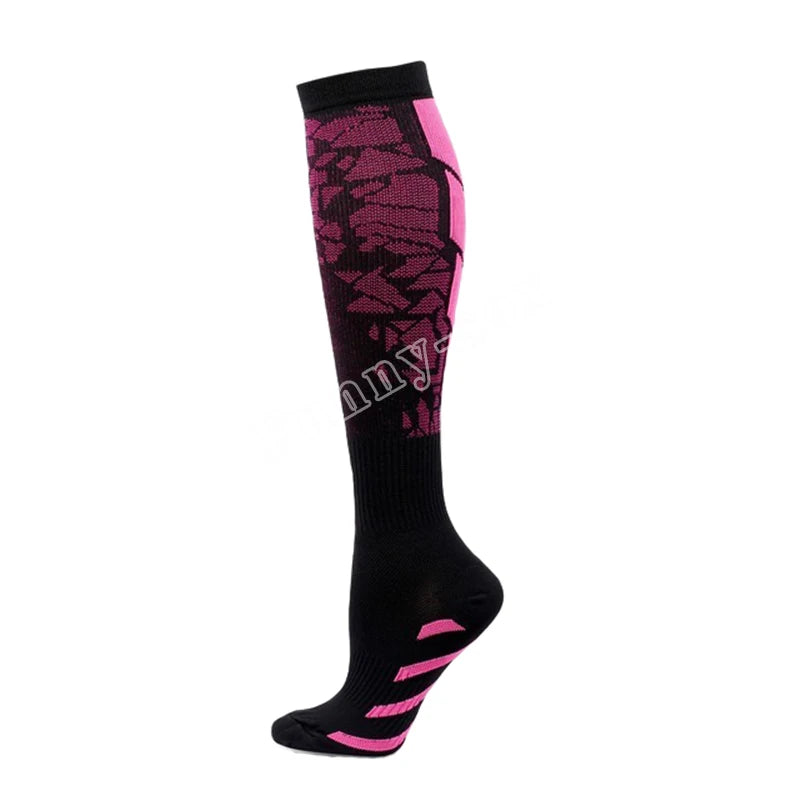 Compression Socks Running Sports Socks Medical Nursing 20-30mmhg for Flight Travel Pregnancy Edema Diabetes Varicose Veins Socks