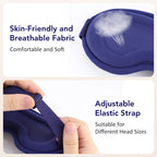 USB Eye Massager Heated Eye Shade Relieve Eye Fatiuge Remove Dark Circles Hot Eye Cover for Night Sleep Travel Office Eye Mask