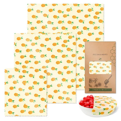 reusable beeswax food wraps