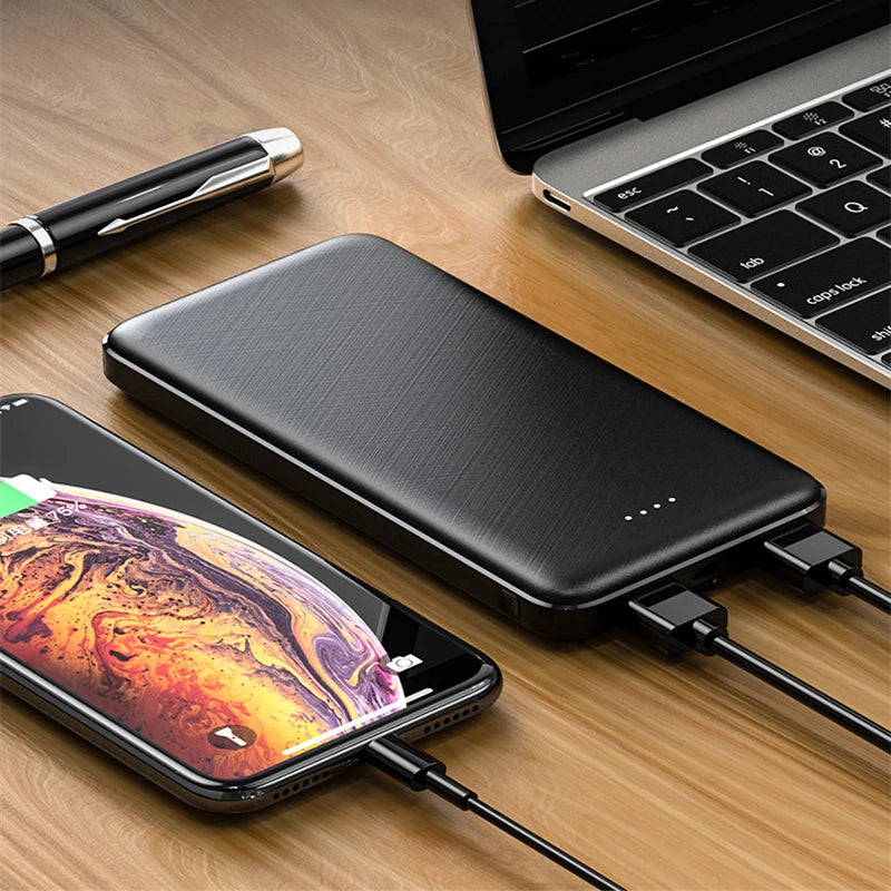 Slim Power Bank 20000mAh 5V 2A Portable Charger for Heated Vest Jacket Power Bank for Xiaomi Mi iPhone Air Conditioning Clothing